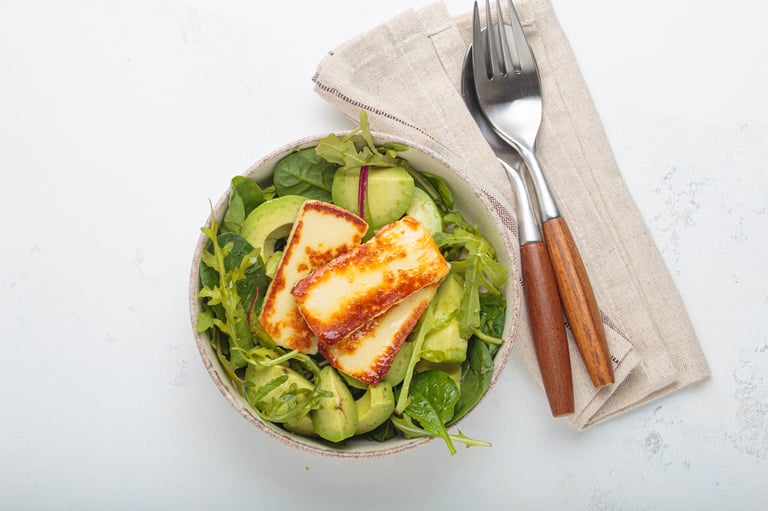 Halloumi and Avocado Smash on Toast